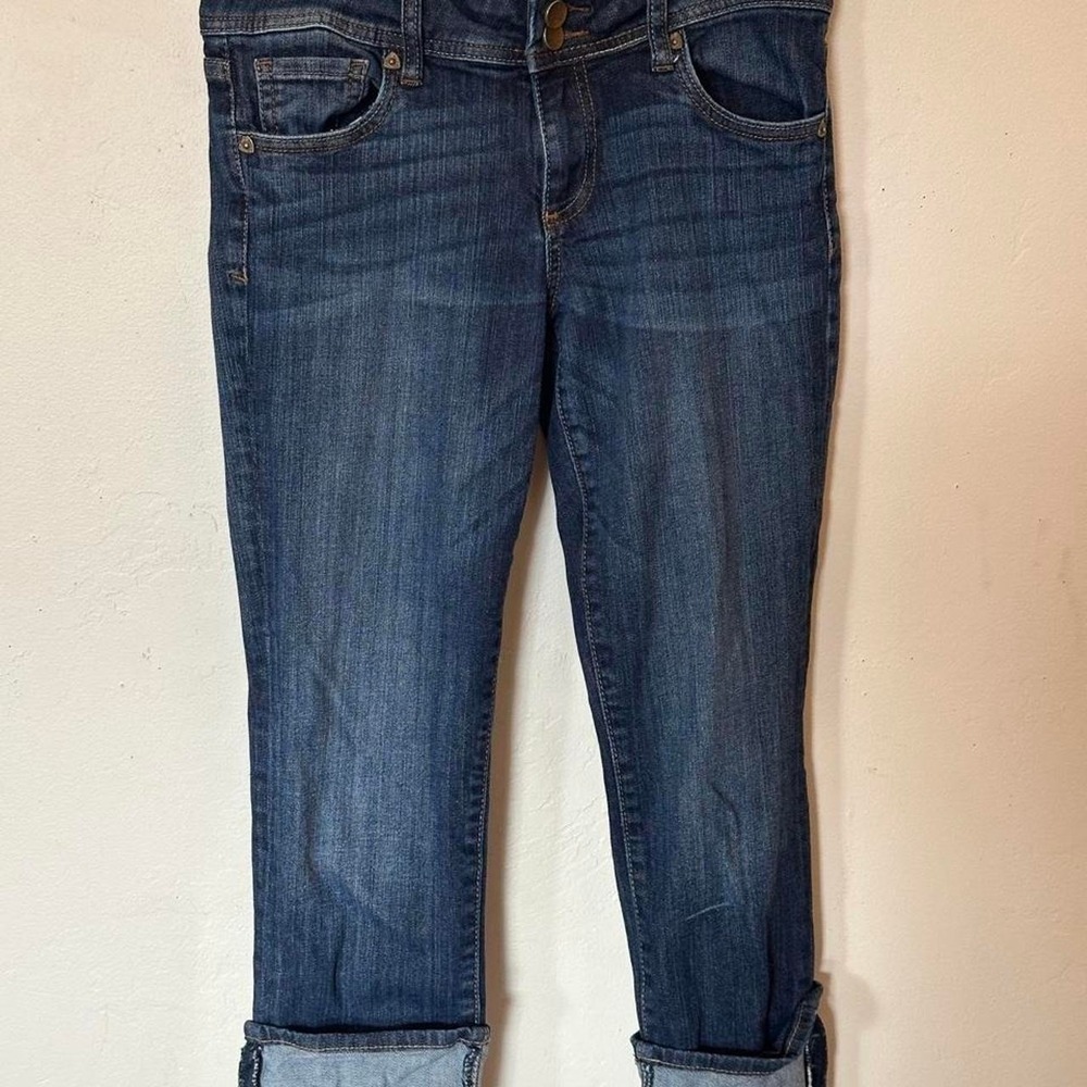 KUT from the cloth blue denim capri jeans size 4